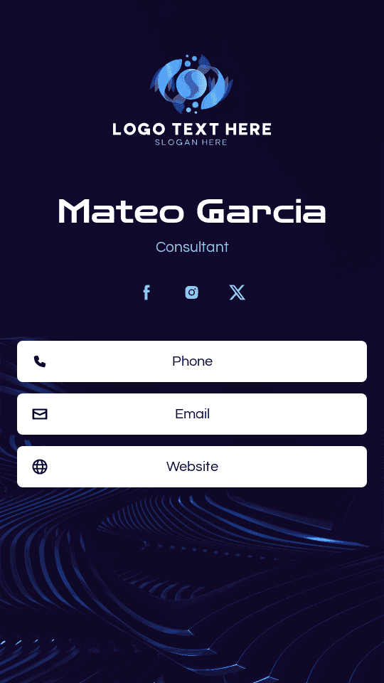 Digital Services Consultant Digital Business Card