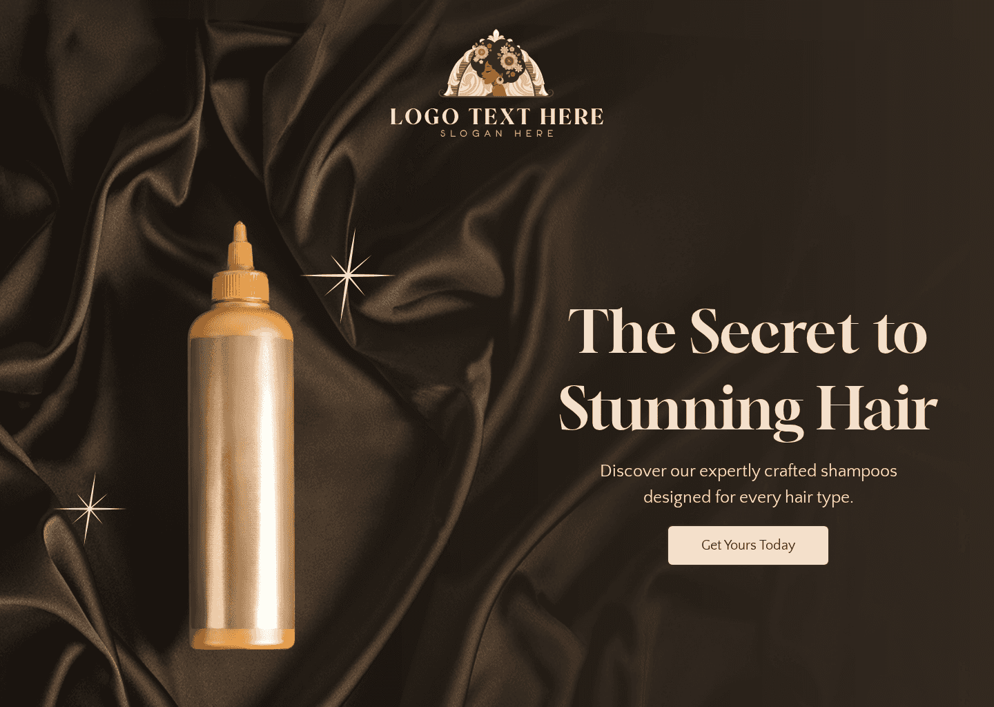 Hair Beauty Product Website Preview