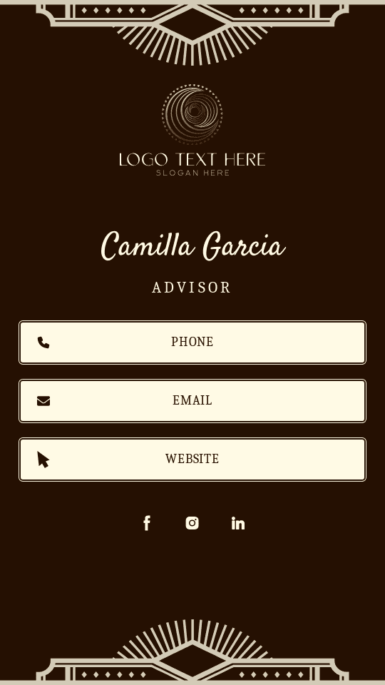 Business Agency Advisor Digital Business Card Preview