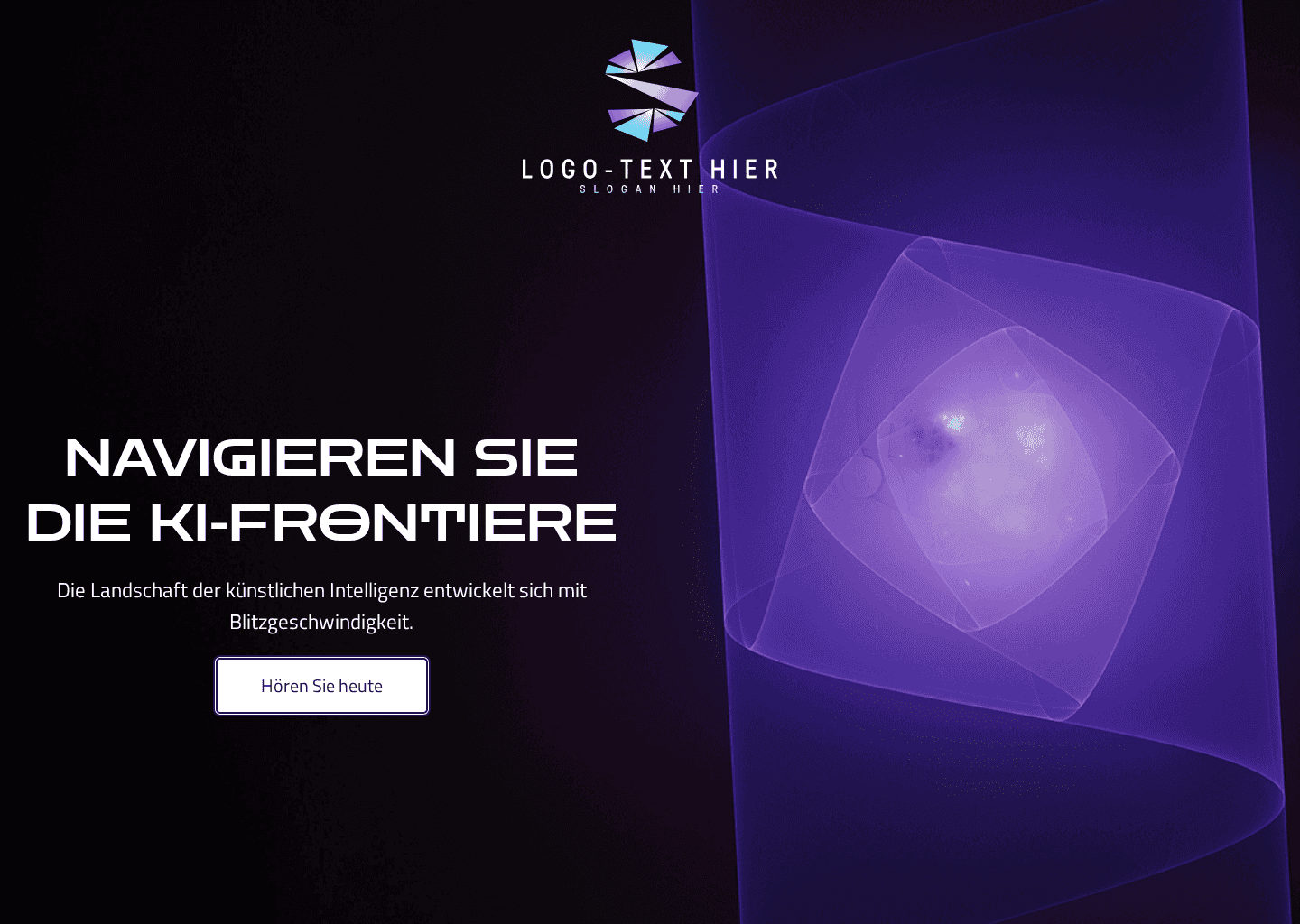 Technologie KI Podcast Website