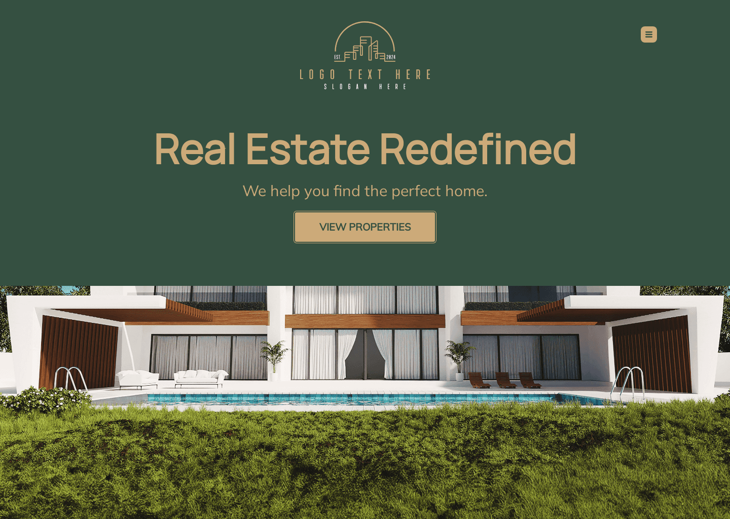 Real Estate Properties Website Preview