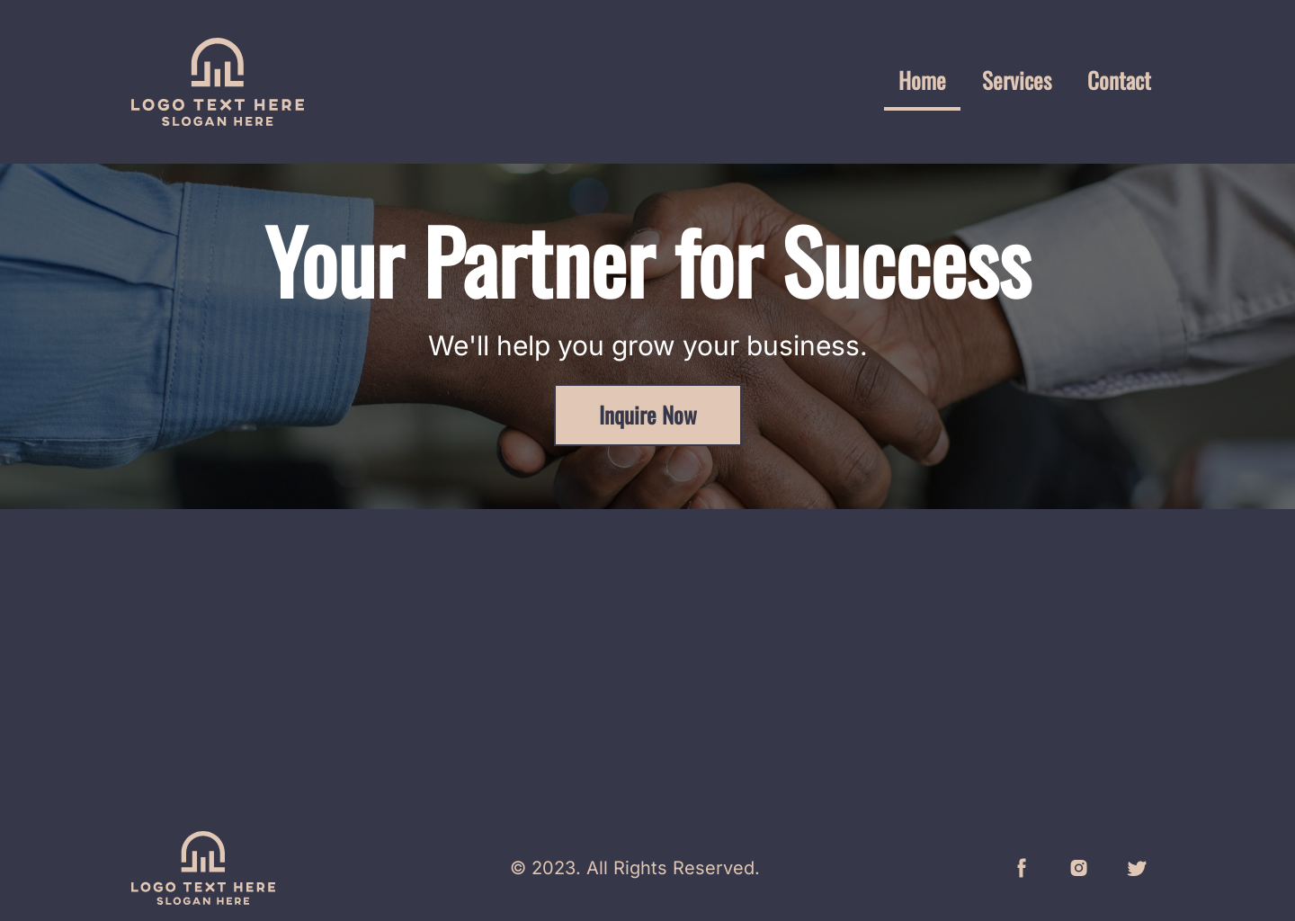 Business Services Website Builder Image Preview