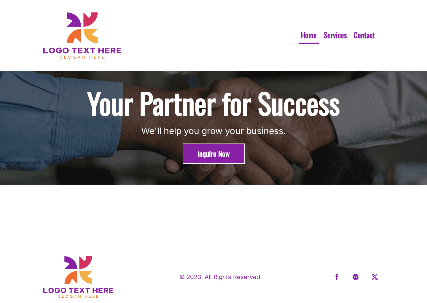 Simple Business Corporate Website