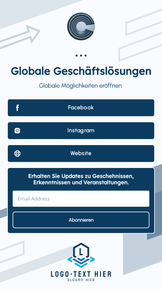 Unternehmens-Startup-Geschäft Link in Bio