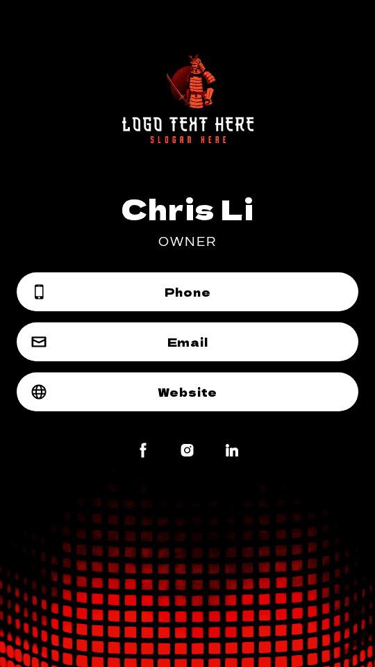 Gaming Toys Owner Digital Business Card