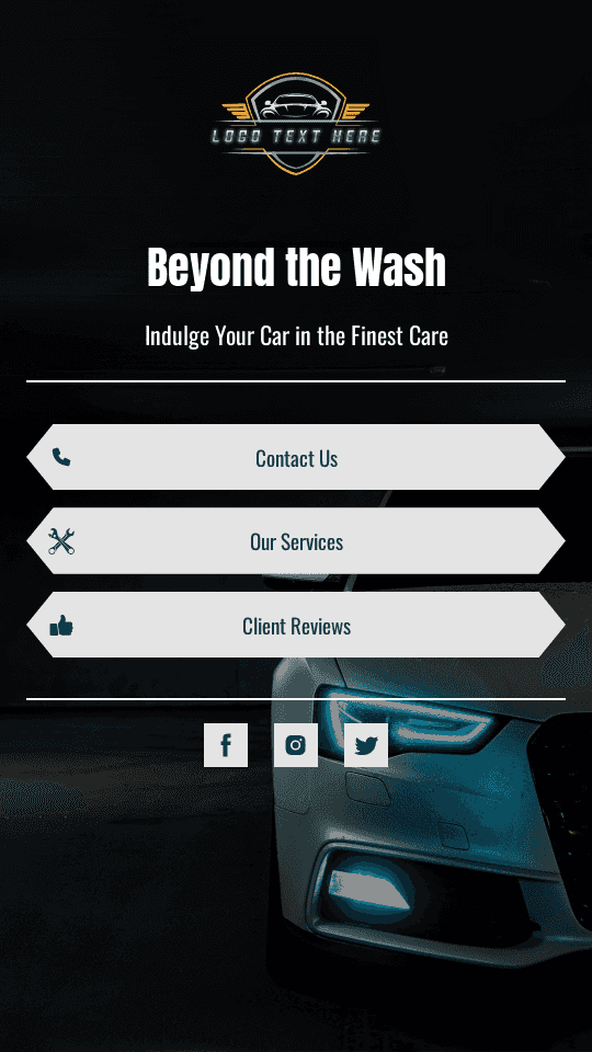 Car Care Detailing Link in Bio Preview