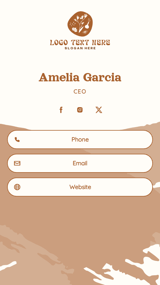 Generic Startup CEO Digital Business Card