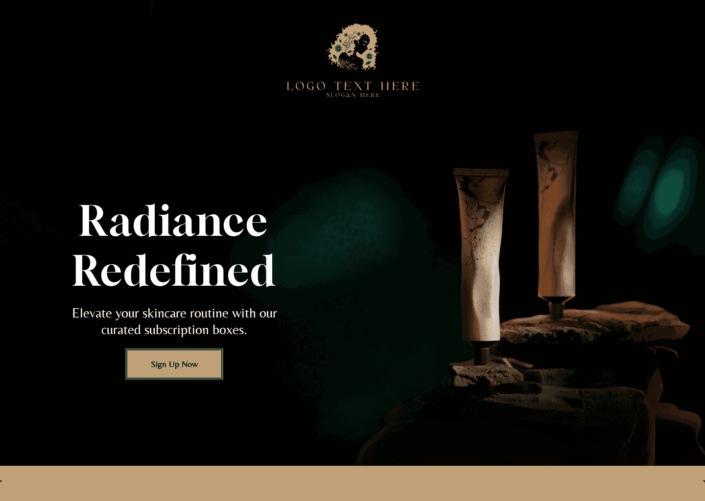 Beauty Skincare Subscription Website Preview