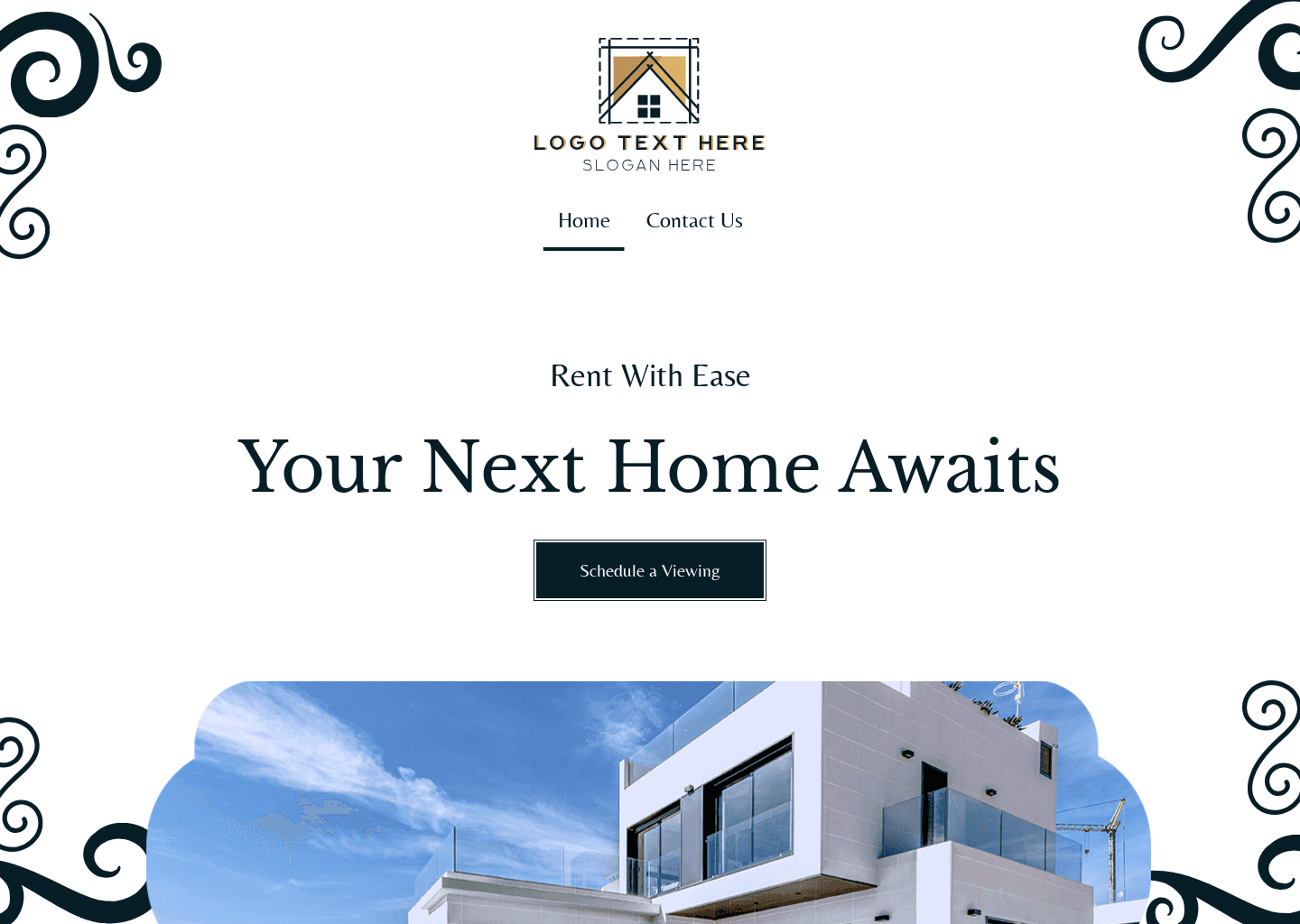 Modern Home Rental Website Preview