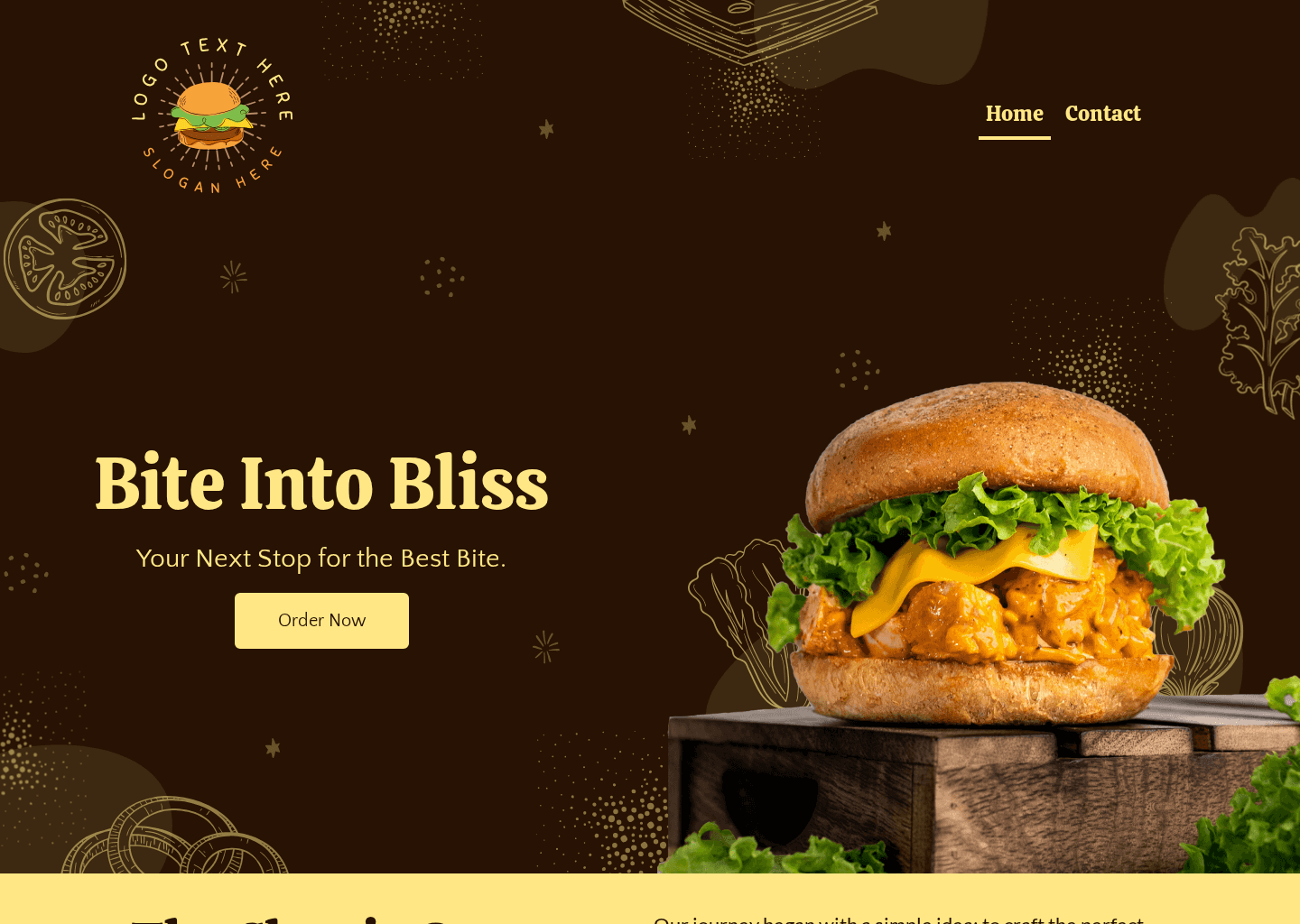 Roadside Burger Stand Website Preview