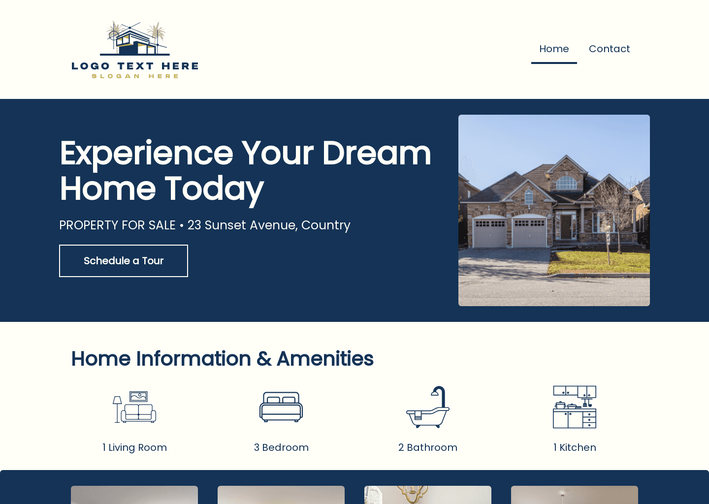 Real Estate Property Website Preview