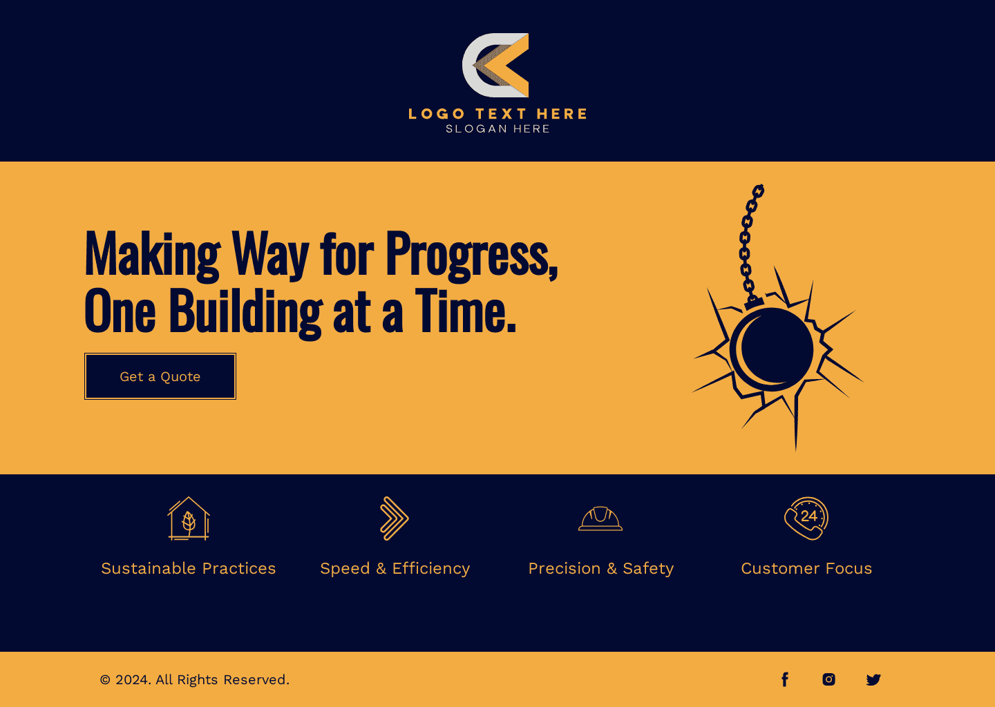 Construction Demolition Website