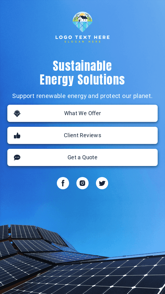 Solar Panel Electricity Link in Bio Preview