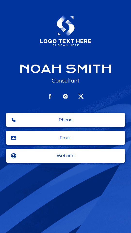 Digital Corporate Consultation Digital Business Card Preview