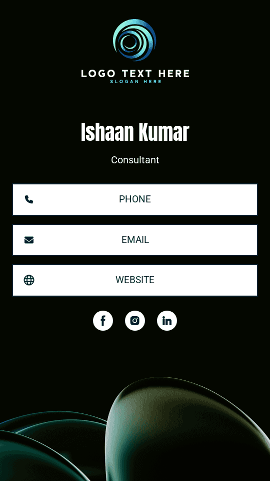 Enterprise Strategy Consultant Digital Business Card