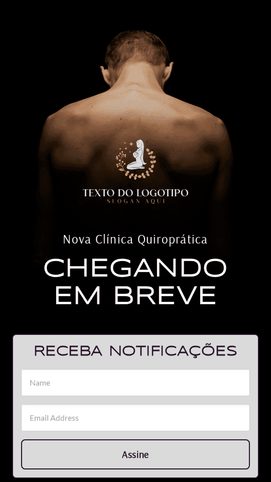 Lançamento da Clínica de Quiropraxia Link in Bio Preview