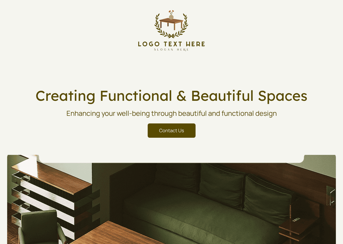 Home Interior Design Website Preview