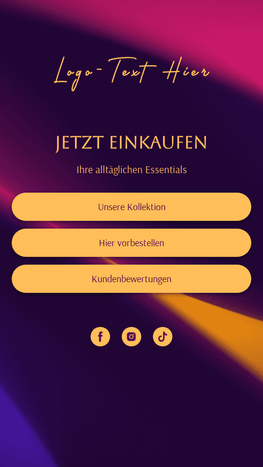 Allgemeine Shop-Bestellung Link in Bio