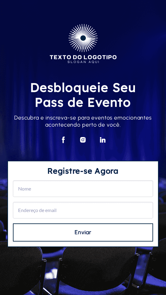 Conferência de Evento Genérico Website