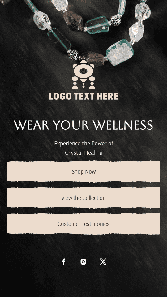 Holistic Crystal Bracelet Link in Bio Preview