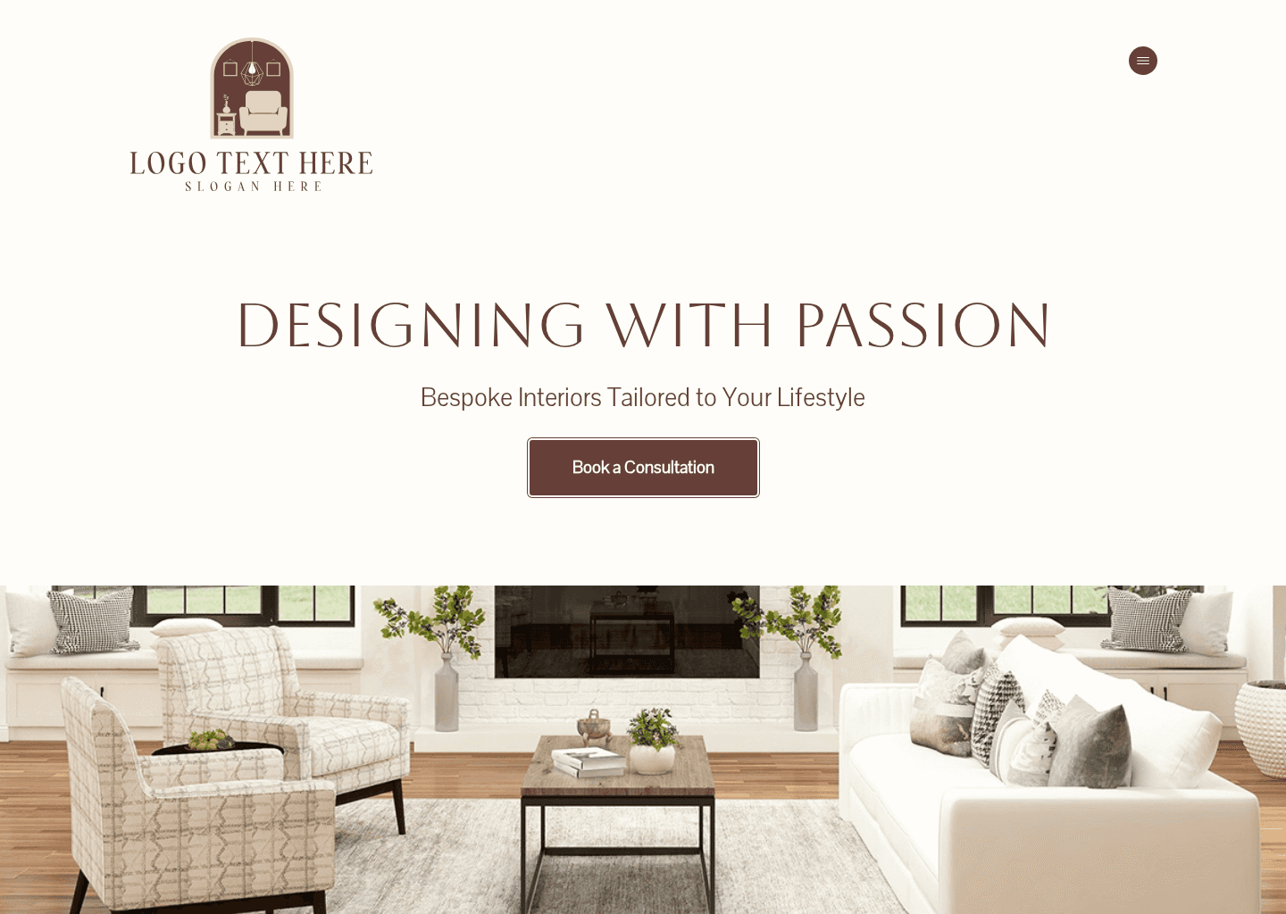 Interior Design Studio Website Preview
