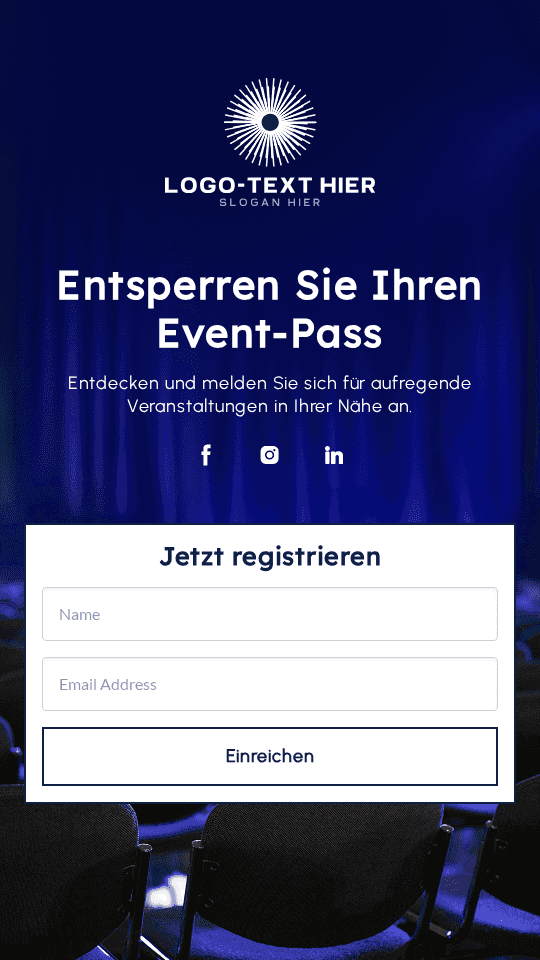 Generische Veranstaltungs-Konferenz Link in Bio