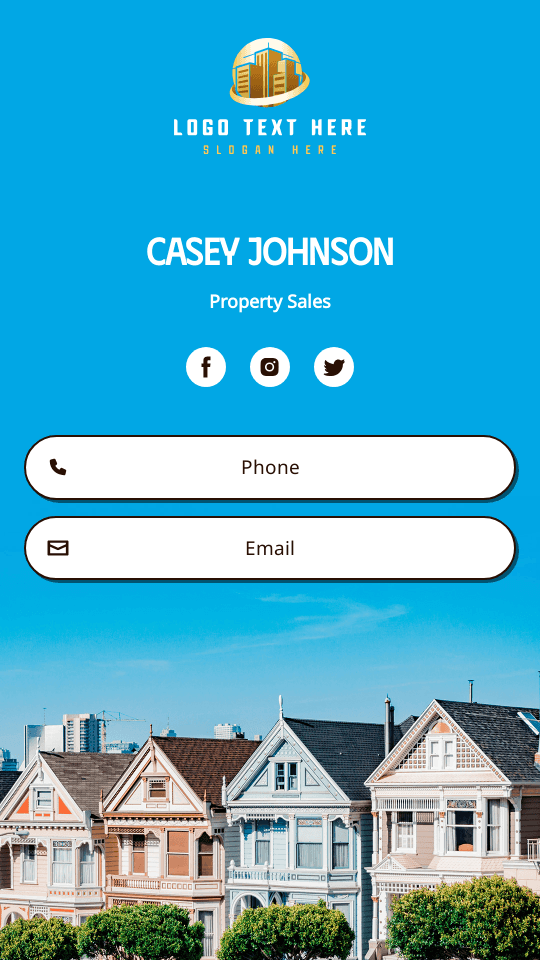 Apartment Property Manager Digital Business Card