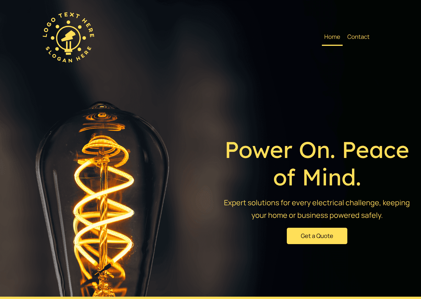 Electrical Utility Expert Website Preview