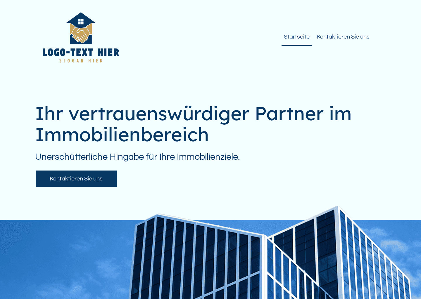 Immobilienleasing Website