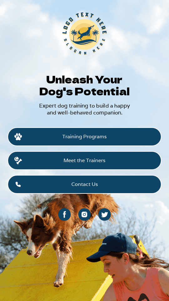 Dog Training Service Link in Bio Preview