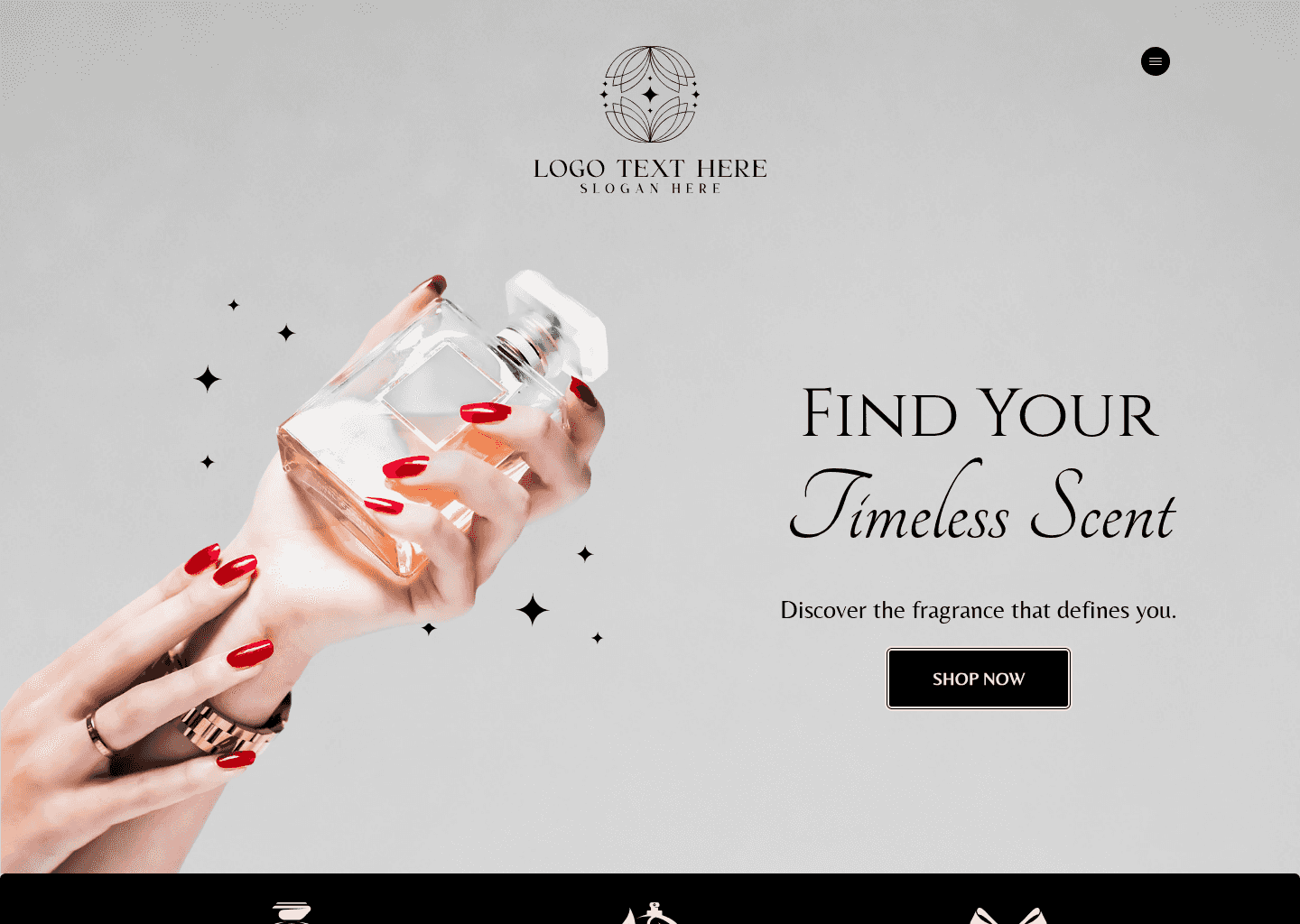 Premium Fragrance Store Website Preview