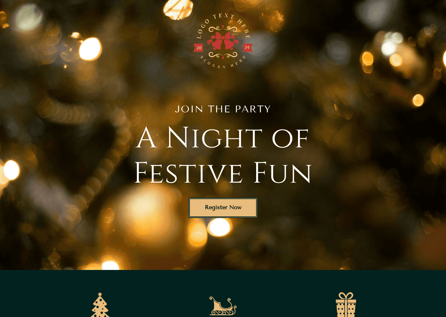 Christmas Party Event Website