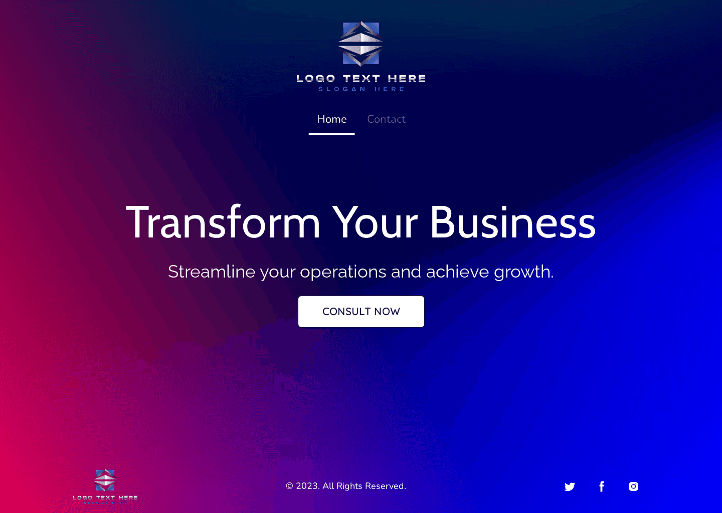 Generic Business Website Preview