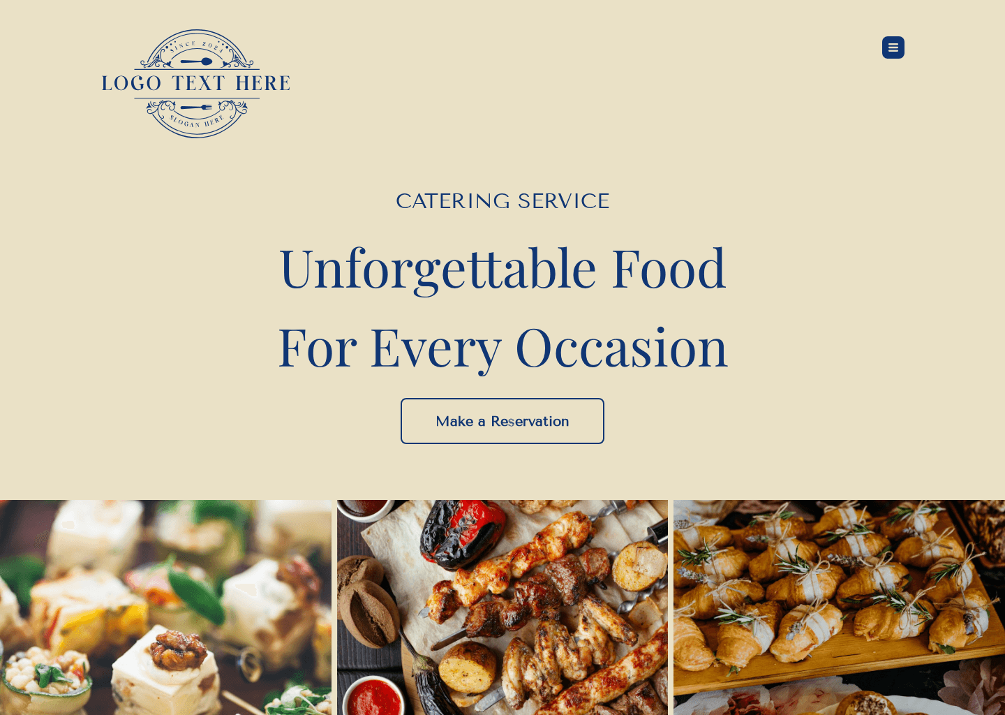 Catering Solutions Website Preview