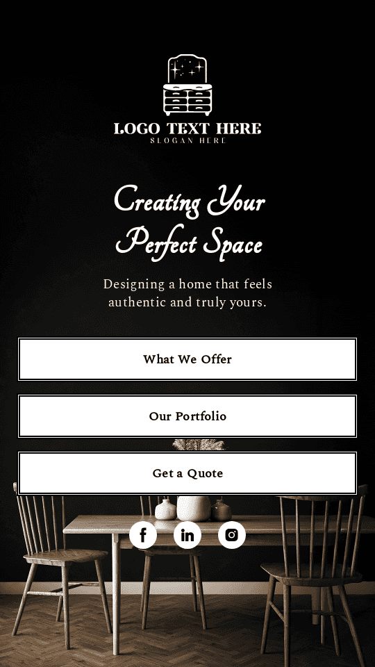 Interior Design Studio Link in Bio Preview