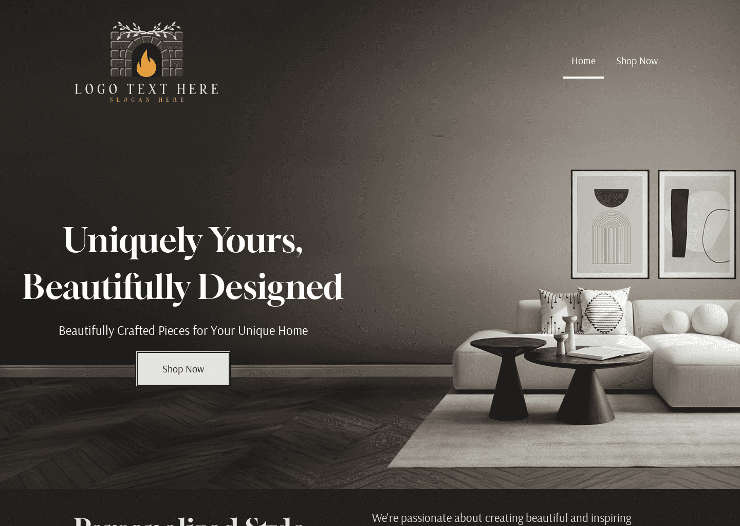 Home Furniture Decor Website Preview