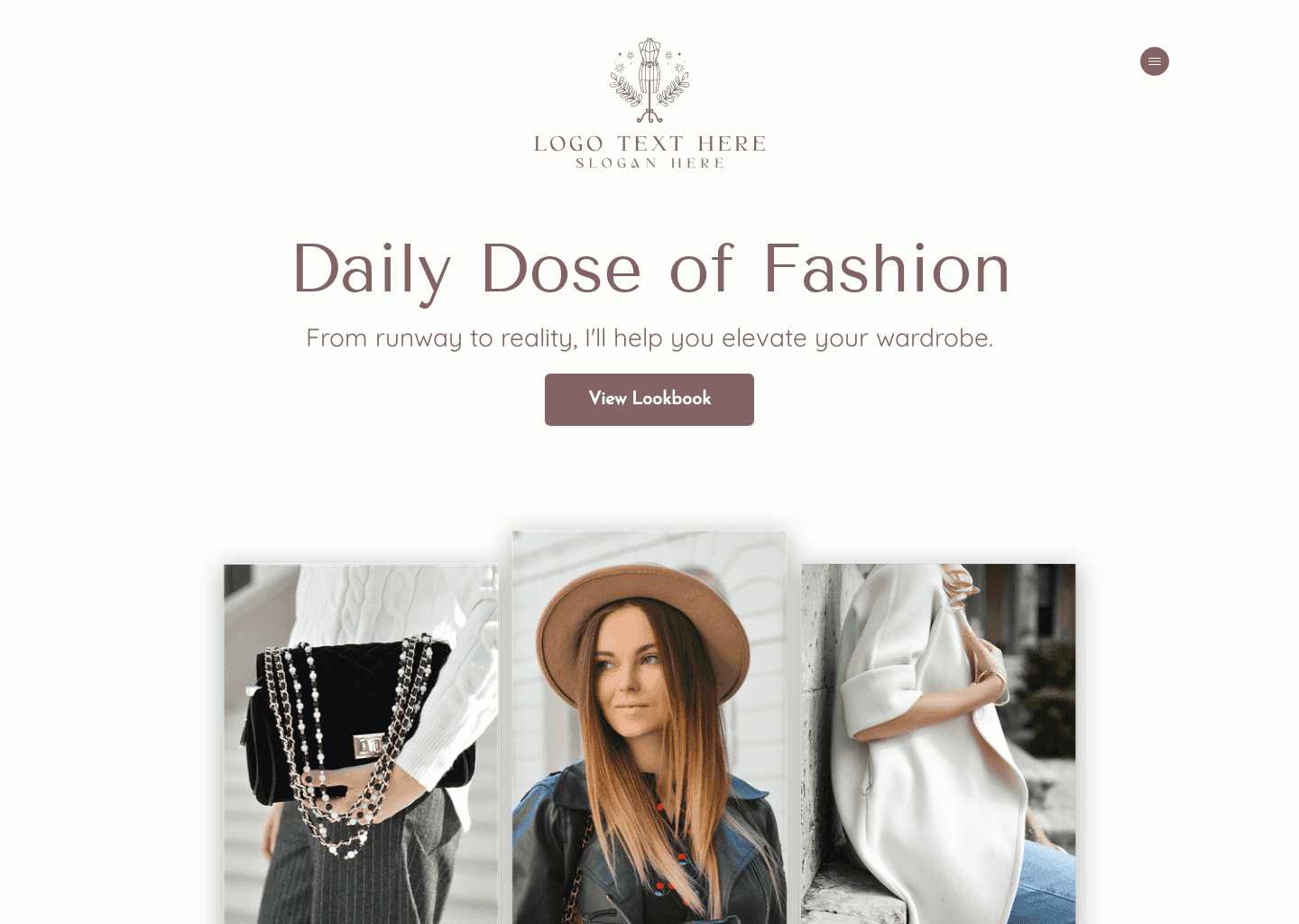 Women Fashion Blogger Website Preview