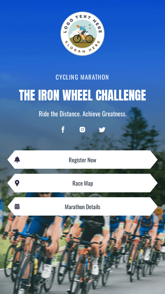 Sports Bicycle Marathon Link in Bio Preview