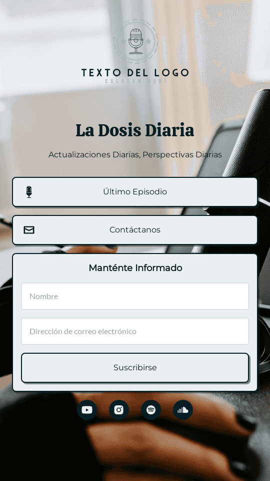 Blog de Podcast Website