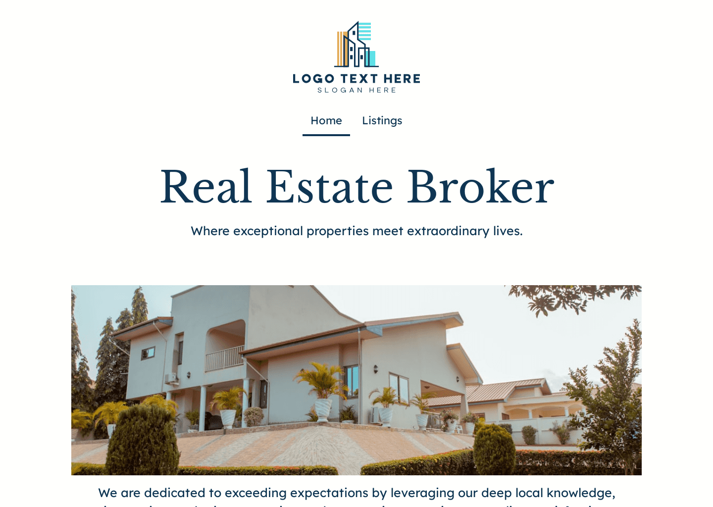 Professional Real Estate Website Preview