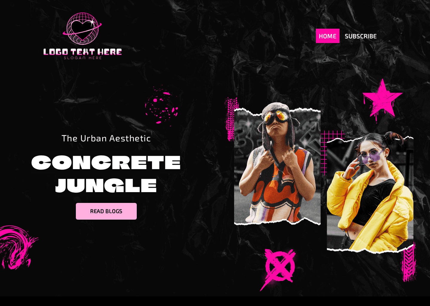 Urban Fashion Blog Website Preview