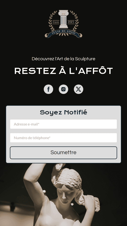 Lancement de la sculpture Website