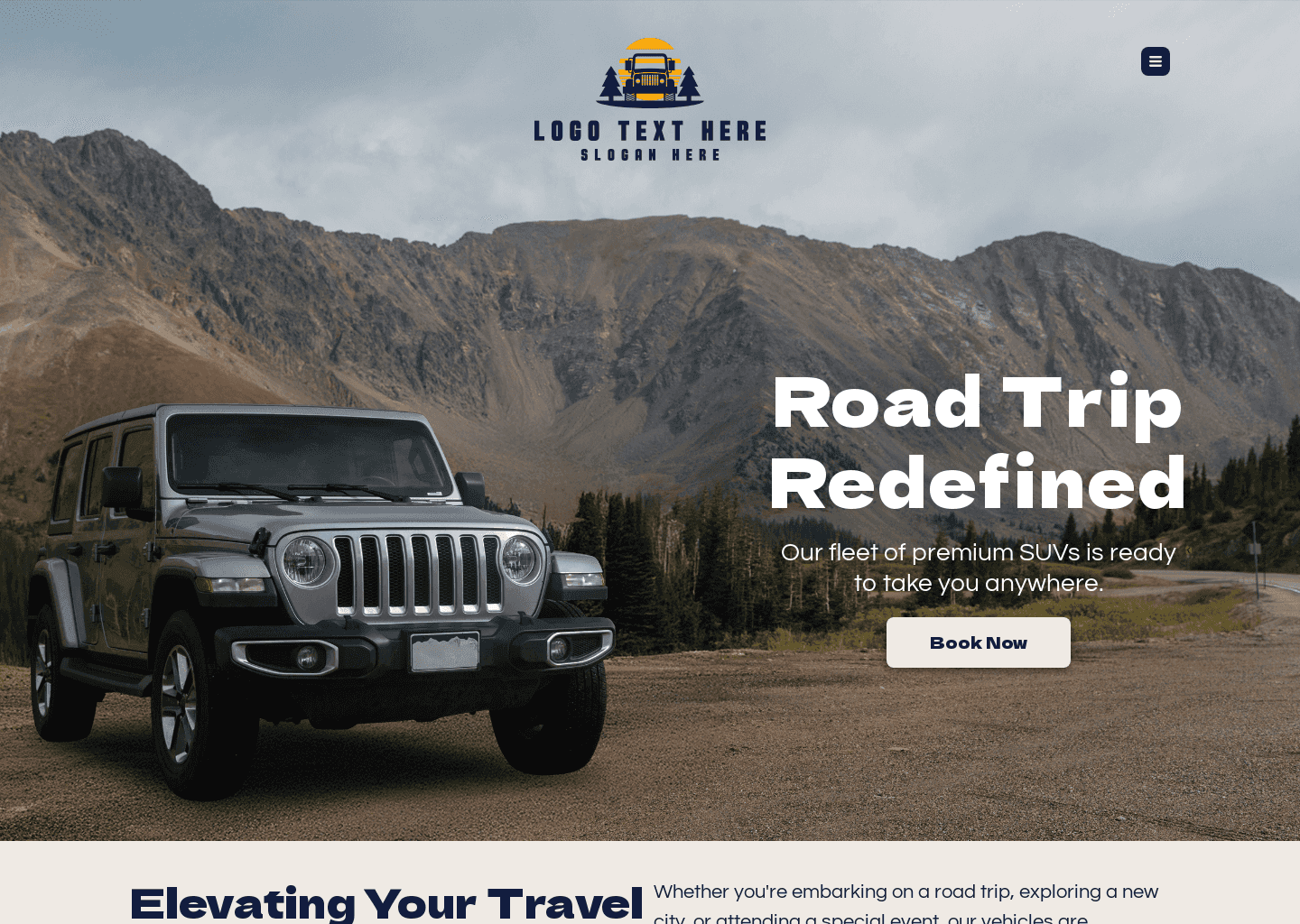 Premium SUV Rental Website Builder Image Preview