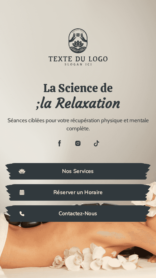 Service de massage thérapeutique Link in Bio Preview