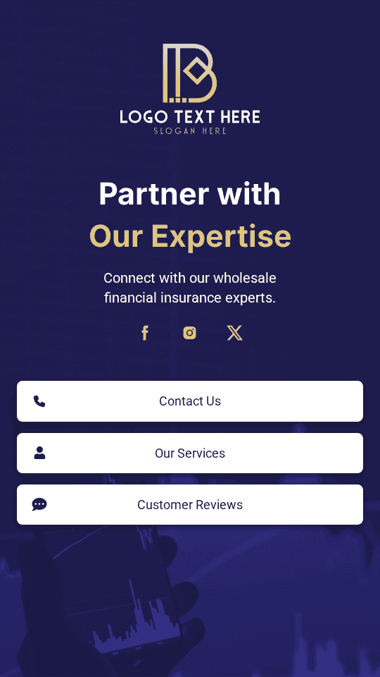 Finance Insurance Chain Link in Bio