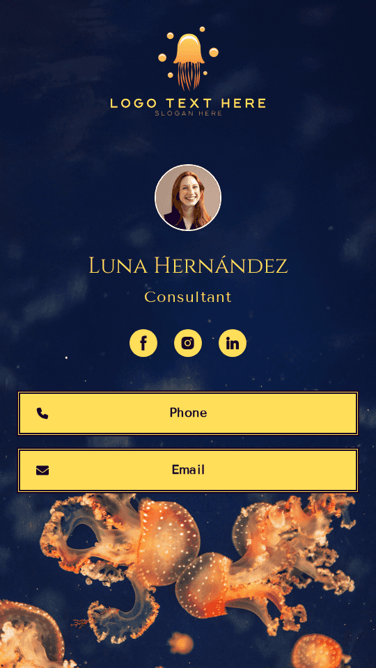 Aquatic Consultant Digital Business Card Preview