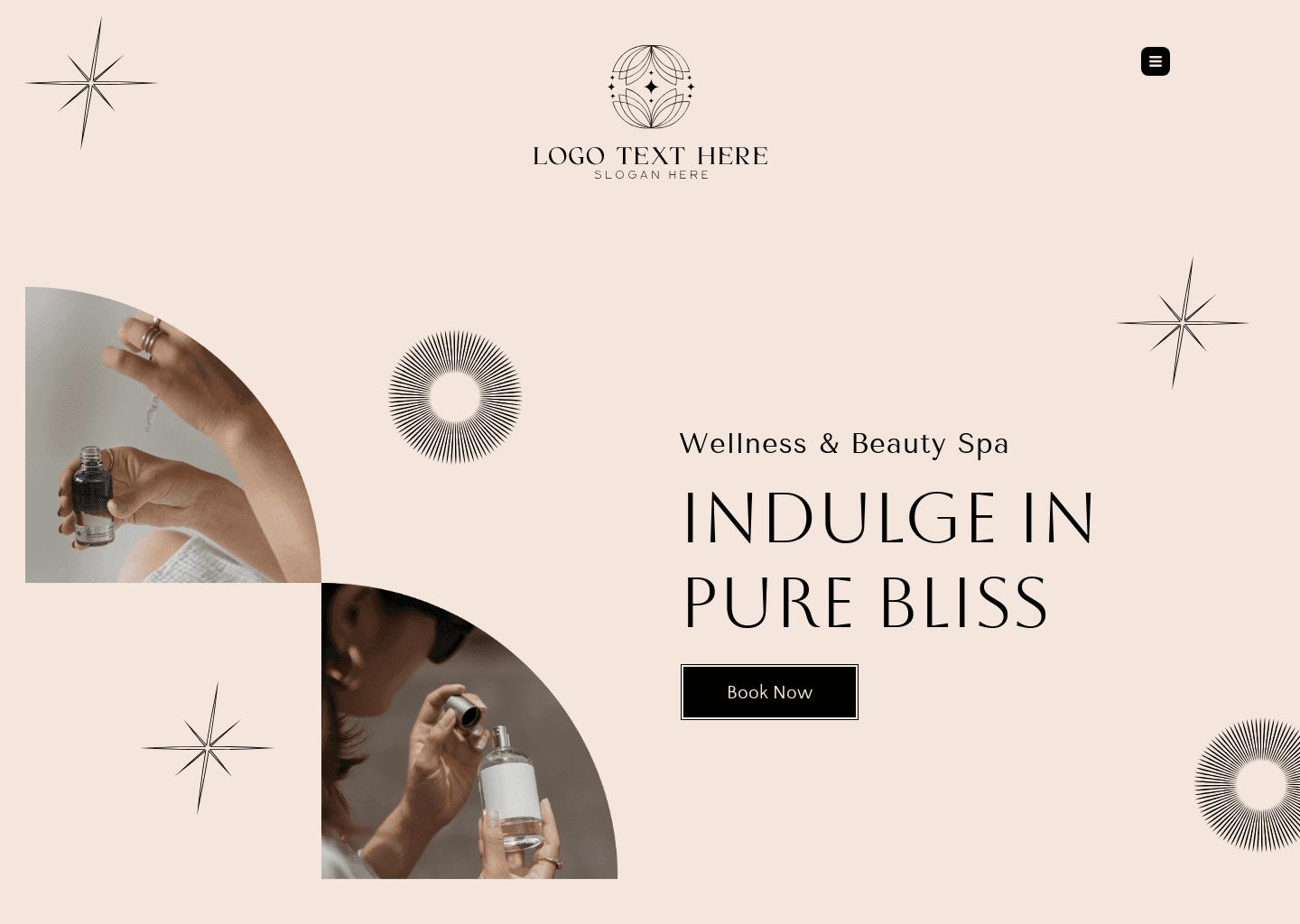Wellness Spa Boutique Website Preview