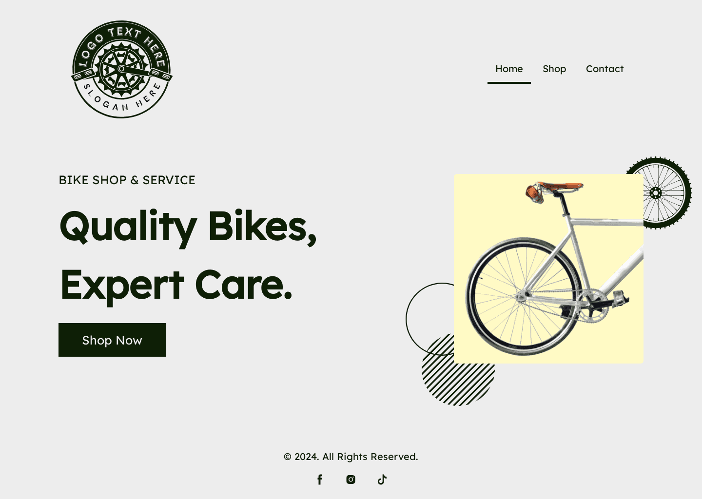 Bike Shop Website