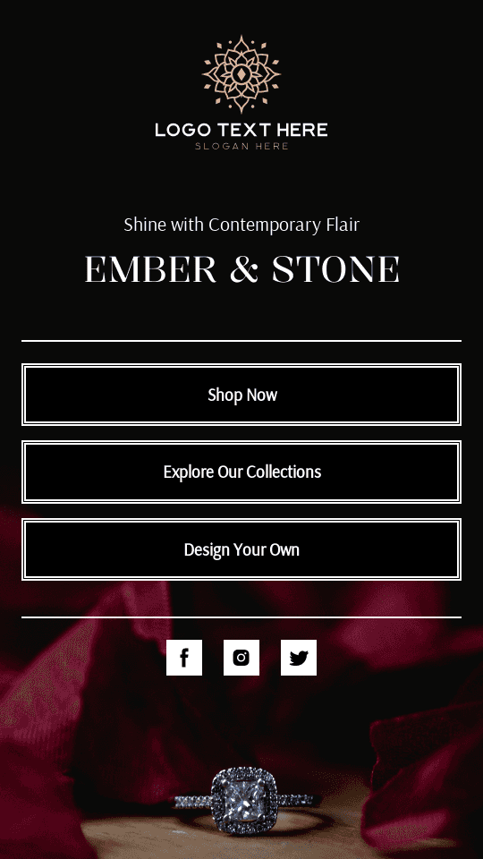 Fashion Jewelry Shop Link in Bio Preview