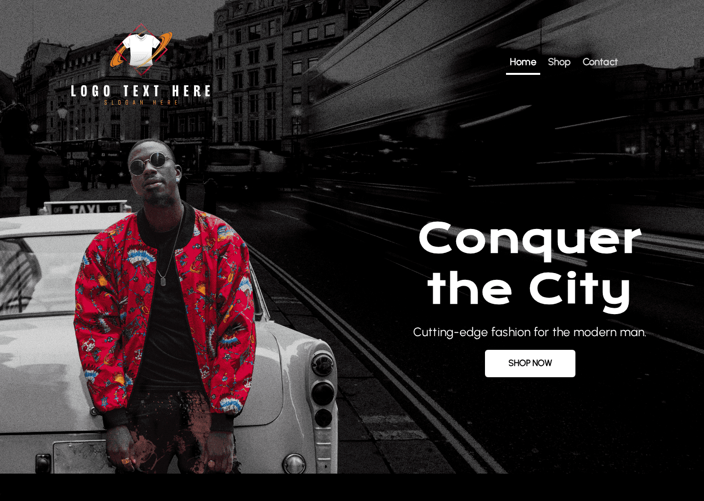 Urban Men Fashion Website Preview